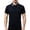Black, variant on Mens Polo Shirt Summer Fashion Printed Short Sleeve Collared Top