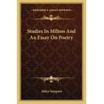 thumbnail image 1 of Studies in Milton and an Essay on Poetry, 1 of 1