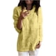 thumbnail image 3 of Sudadera para mujer casual cuello redondo difuso polar jersey camisa otoño invierno ligero peludo manga larga tops 2023, 3 of 5