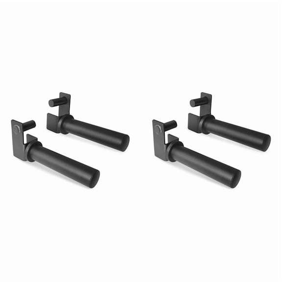 4 x Weight Plate Holder(50 Austrian pole bell plates, 50 square tubes)-Black
