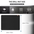 thumbnail image 4 of 60"×48" Under Grill Mat for Outdoor Grill,Double-Side Fireproof & Heat-resistant Outdoor Grill Mat, 4 of 8