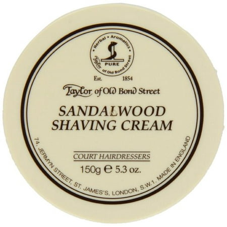 - Taylor of Old Bond Street Sandalwood Shaving Cream Bowl, 5.3-Ounce