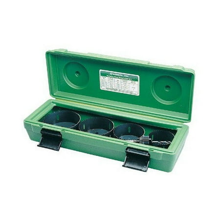 Greenlee Hole Saw Kit,Saw Range 1" to 2-1/8" 834