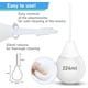 thumbnail image 4 of Pera para enema de 310 ml, pera para enema anal, ducha anal y vaginal de silicona, 4 of 5
