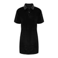 thumbnail image 5 of Pretty Garden Dresses for Women Printed Short Sleeved Round Neck Loose And Comfortable Short Nightgown A-Line Casual Loose T-Shirt Beach Sundress, 5 of 7