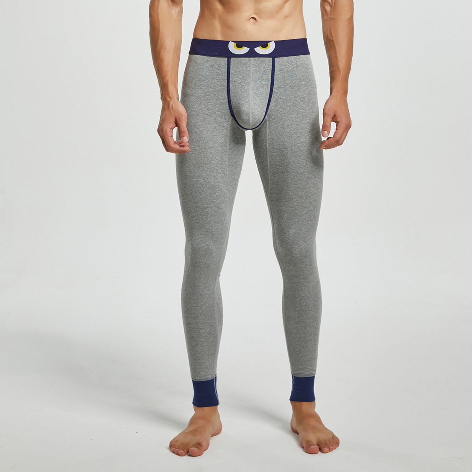 jsaierl Men's Thermal Underwear Bottom Warm Lightweight Long Johns ...
