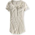 thumbnail image 1 of Aeropostale Womens 7 Aero Henley Shirt, Beige, Grande Aeropostale henley, 1 of 1
