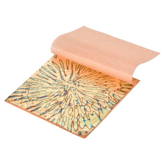 Uxcell 25 Pcs Gold Leaf Sheets 5.5" x 5.5" Imitation Gold Foil Sheets with Pattern for Crafts,Picture Frames,Nails and DIY Arts Decoration,Gold Heart Shaped