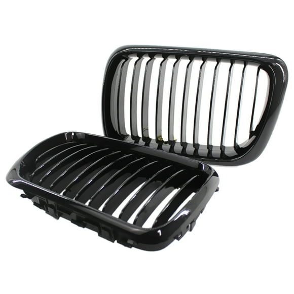 Párpados de delanteros de rejilla frontal brillante para E36 97-99 Sunnimix Reemplazo de las rejillas del capó delantero