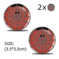 thumbnail image 1 of 2pcs 3d Gel Sticker License Plate Seal Badge, Tuv Plaque Decals -gsla, 1 of 4