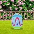 thumbnail image 2 of 6/5/4/3/2/1pcs 16 Inch Easter Eggs,Easter Inflatable Egg Large Dot Print Hanging Colorful Egg Ornament Holiday Yard Garden Porch Party Outdoor Decoration Egg Easter Decorations, Toy Eggs Boys & Girls, 2 of 5