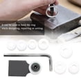 thumbnail image 3 of Ring Clamp Jewelry Setter Tool, Exquisite Workmanship Holding Rings for Stone Setting, Polishing, Beading, Etc, Stainless Steel, 7 Round Dies Set, 3 of 7