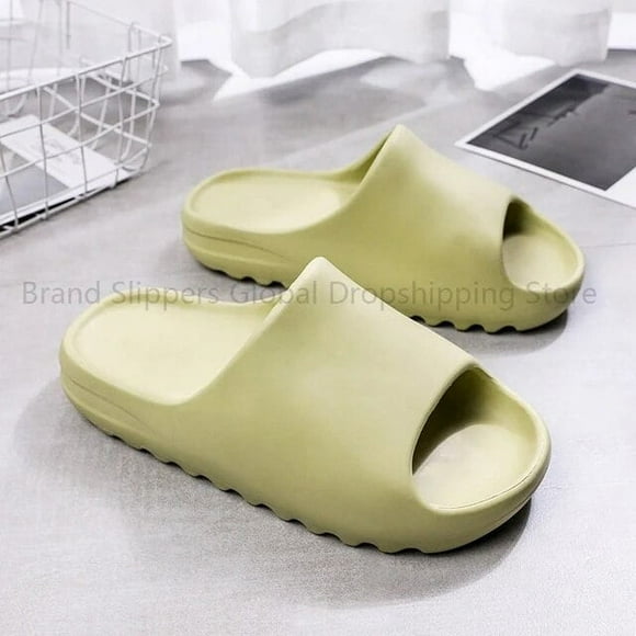 Tongs d'Été pour Hommes, Chaussures de Maison en EVA, Sandales à Plateforme pour Femmes, Mode