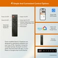 thumbnail image 4 of WRXELAN  50" Electric Fireplace in-Wall Recessed and Wall Mounted Fireplace Heater Linear Fireplace, 4 of 9