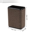 thumbnail image 4 of Unique Bargains Car Trash Can with Hook and Back Clip Hanging Plastic Trash Bin Champagne 1 Pcs, 4 of 7