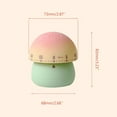 thumbnail image 3 of WINDLAND Cute Mushroom Timer for Time Management Mechanical Kitchen Timers for Home Kitchen Cooking Playing Pianos Study Manual, 3 of 18