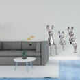 thumbnail image 2 of Figura de Iron Bunny Leaf, estatua, obra de arte, escultura coleccionable, adorno de mesa, escritorio, vitrina, decoración de interior, chimenea, cent, 2 of 8