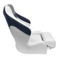 thumbnail image 3 of Wise 3338-1773 Baja XL Bucket Seat with Flip-Up Bolster, Brite White / Marble Grey / Midnight Navy, 3 of 6