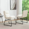 thumbnail image 2 of Cozy Faux Leather Upholstery / Dining and Study Use / Set of 2 Square Chairs, 2 of 5