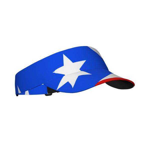 Puertorico-Flag Sport Visor Hats Sun Protection Outdoor Activity For Women Men