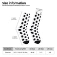 thumbnail image 2 of Honeii Soccer Ball Print Adult Socks,Crew Socks,Casual Calf Socks,Daily Wear Socks for Men & Women, Perfect for Sports, Casual and Everyday Use, 2 of 6