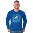 thumbnail image 3 of High School Know It All Brainy Smurf Long Sleeve TShirt Men Women Brisco Brands X, 3 of 5