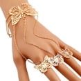 thumbnail image 3 of Sonducket de cadena de dedo Cadenas hechas a mano de moda Enlace Aspecto exquisito Pulseras impermeables Brazaletes Joyería Mujer Ropa, zapatos y accesorios Miscelánea Plata, 3 of 6