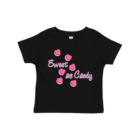 

Inktastic Sweet As Candy Valentine Girls Toddler T-Shirt