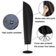 thumbnail image 5 of Funda para sombrilla de exterior para sombrilla voladiza de 9 a 13 pies, duradera e impermeable, con cierre de cremallera y tela resistente al agua, color oscuro, 104,3 pulgadas, 5 of 6