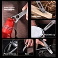 thumbnail image 5 of Titanium Pry Bar,Bottle Opener, Mini Pry Bar With Hex Wrench,sandblasting, 5 of 5