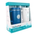 thumbnail image 1 of Termotermo para vaso de agua, duradero, sin BPA, 1,2 L, azul/blanco, paquete de 2, 1 of 1
