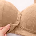 thumbnail image 3 of MEICHEN Front Closure Daisy Bras for Women No Underwire Trendy Breathable Seamless Underwear Solid Cozy Tshirts Bras, 3 of 8