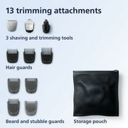 Philips Norelco Multi-groomer Series 3000, Powered Electric Trimmer MG3740/40, 1 Each - 13 Pieces