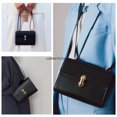 thumbnail image 3 of Marca SAVETTE, simetría de cuero genuino, 19 Nuevo Bolso de Hombro, bolso Simple para mujer, bolso cuadrado pequeño, bolsos de mano de fila Baguette, 3 of 4