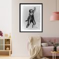 thumbnail image 3 of Historic Framed Print, Dancing figure, 17-7/8" x 21-7/8", 3 of 9