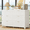 White, variant on 47" Wide 6 Drawer Dresser for Bedroom, Palifte Modern Wood Chest of Drawers with Smooth-Sliding Drawers, Storage Organizer for Bedroom Living Room, Natural