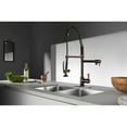 thumbnail image 5 of Gourmetier LS8505CTL Continental Single-Handle Deck-Mount Pre-Rinse Kitchen Faucet with Pot Filler, Oil Rubbed Bronze, 5 of 9