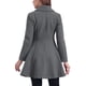 thumbnail image 3 of Abrigo largo de invierno INSPIRE CHIC para mujer, con solapa y doble botonadura, talla XL, color gris, 3 of 6