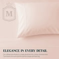 thumbnail image 6 of Máulli Collection King Size Sheets 400 Thread Count - King Size Cotton Sheets With Deep Pockets (4 PC, Blush), Soft, Cooling Hotel Quality Bedsheet, 6 of 8