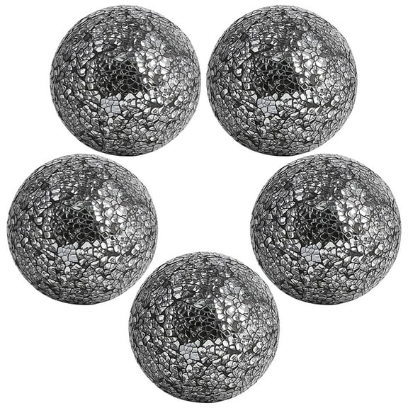 Mosaic ball balls 8cm set Decorative balls mosaic glass for decorations 5Pcs