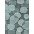 thumbnail image 2 of Addison Rugs Chantille Indoor/Outdoor Transitional Geometric Teal Machine Washable Rectangle Rug, 2'6" x 3'10", 2 of 7