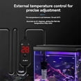 thumbnail image 2 of Aquarium Heater Adjustable Submersible Fish Tank Heater 25W Digital Display External Temperature Controller, 2 of 5