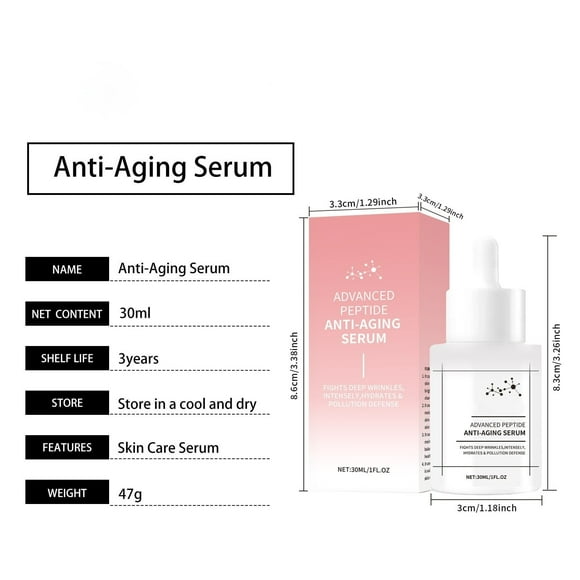 FcBaudy Advanced Oppose Ageing Serum Oppose Wrinkle Oppose Wrinkle Serum With Hyaluronic Vitamin C Advanced Oppose Ageing 30ml the Essence