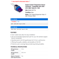 thumbnail image 2 of Engine Coolant Temperature Sensor Connector - Compatible with 2000 - 2012 GMC Yukon XL 1500 2001 2002 2003 2004 2005 2006 2007 2008 2009 2010 2011, 2 of 2