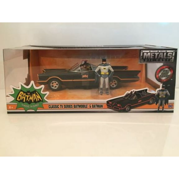 Batman Batmobile 1966 Classic TV Series with Batman and Robin JADA 98259 253215001