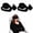 2 Sets, variant on Travel Sleep Set Travel Pillow with Eye Mask 3-in-1 Airplane Sleep Support Travel Essentials 1 Set