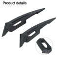 thumbnail image 2 of Carbon fiber pattern Motorcycle Winglet Aerodynamic Spoiler Wing Decoration, 2 of 7