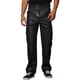 thumbnail image 1 of Pantalones de cuero sintético INSPIRE CHIC para hombres, ajuste slim, estilo hip hop punk 36 Negro, 1 of 6