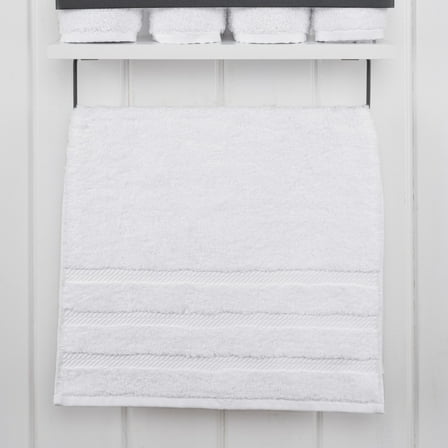 American Soft Linen Hand Towel 100% Cotton 1 Piece Luxury Hand Towel, White
