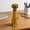 golden, variant on Handcrafted Dog Vase – Whimsical Resin Dog Flower Vase, Cute Dog-Shaped Vase for Small Flowers, Desk & Shelf Decor, Lightweight Decorative Puppy Planter (Black and White)